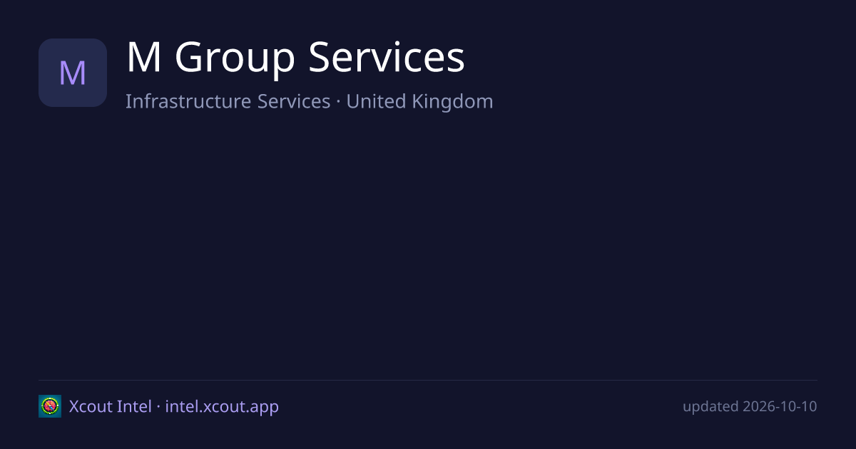 M Group Services — share card preview