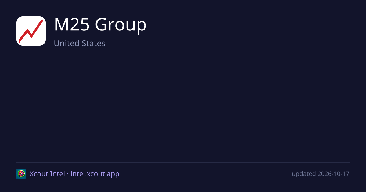 M25 Group — share card preview