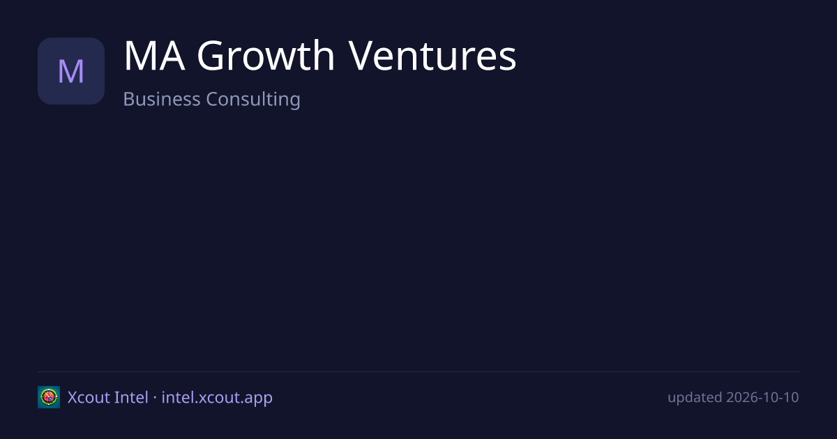 MA Growth Ventures — share card preview