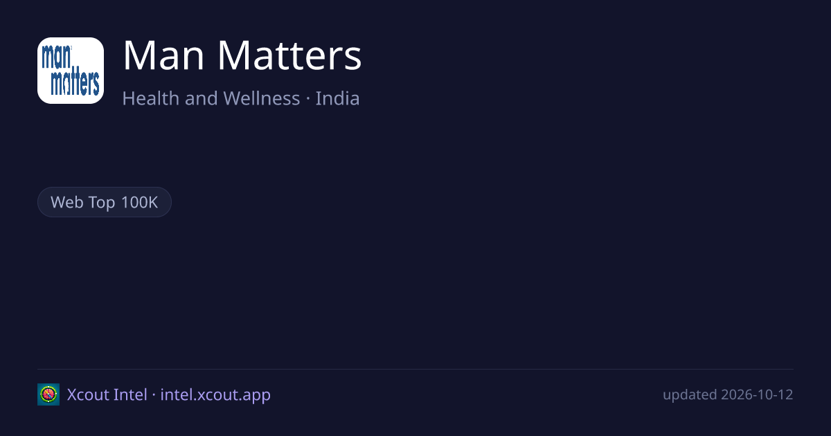 Man Matters — share card preview