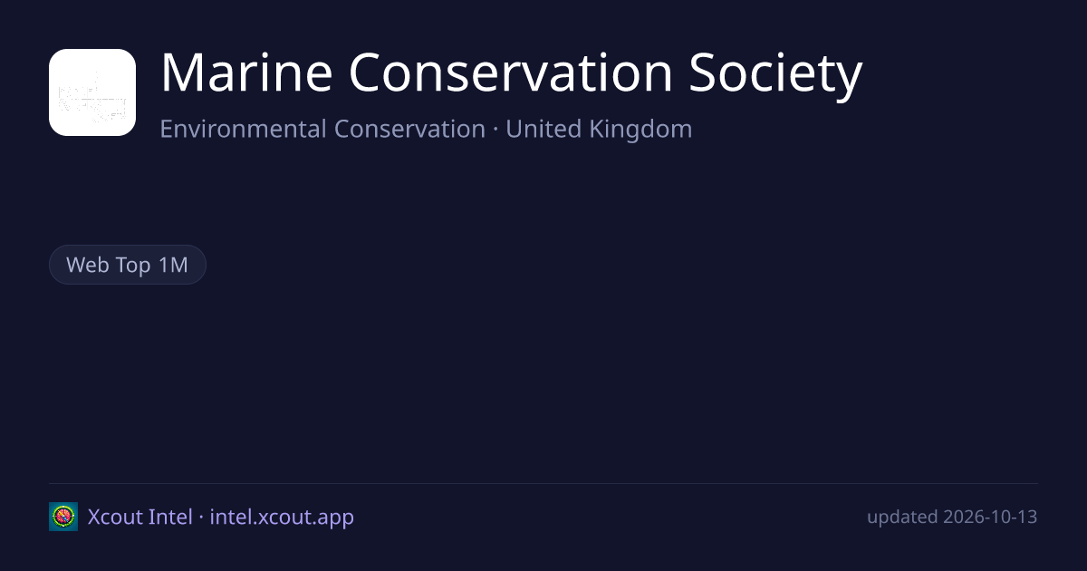 Marine Conservation Society — share card preview