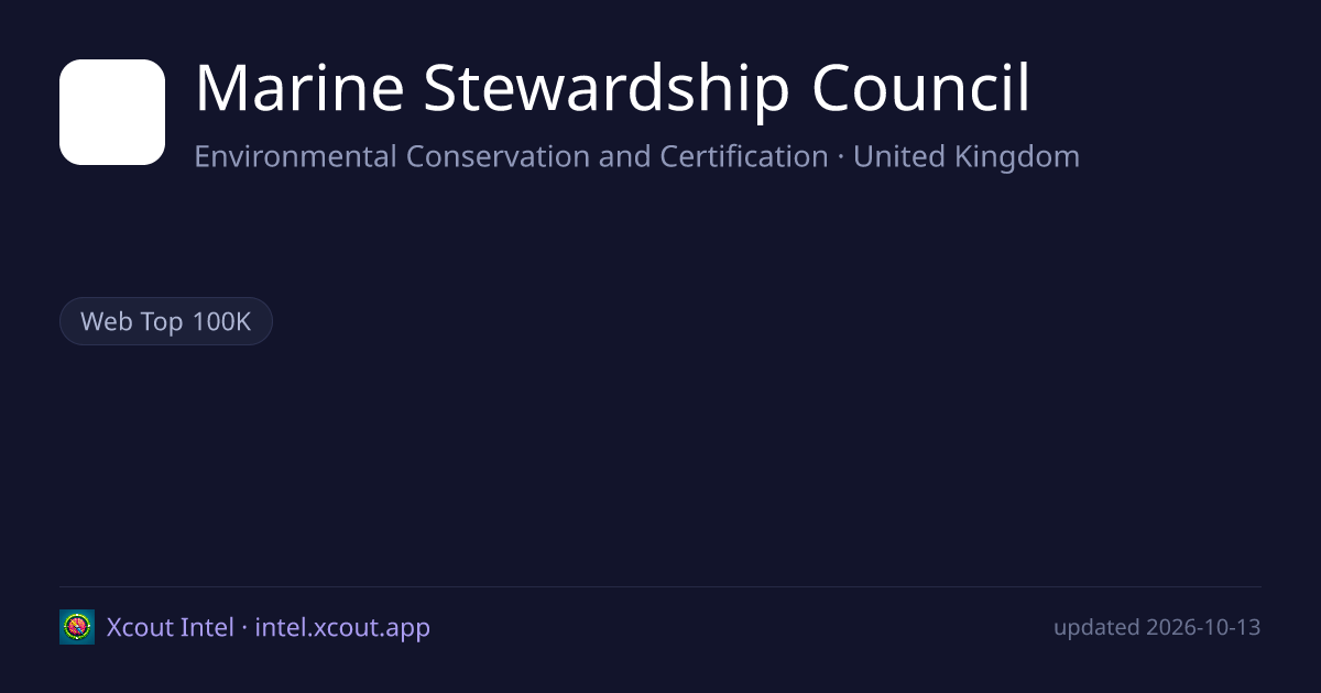 Marine Stewardship Council — share card preview