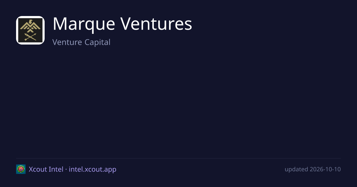 Marque Ventures — share card preview