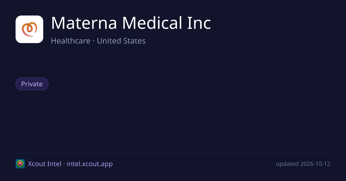 Materna Medical Inc — share card preview