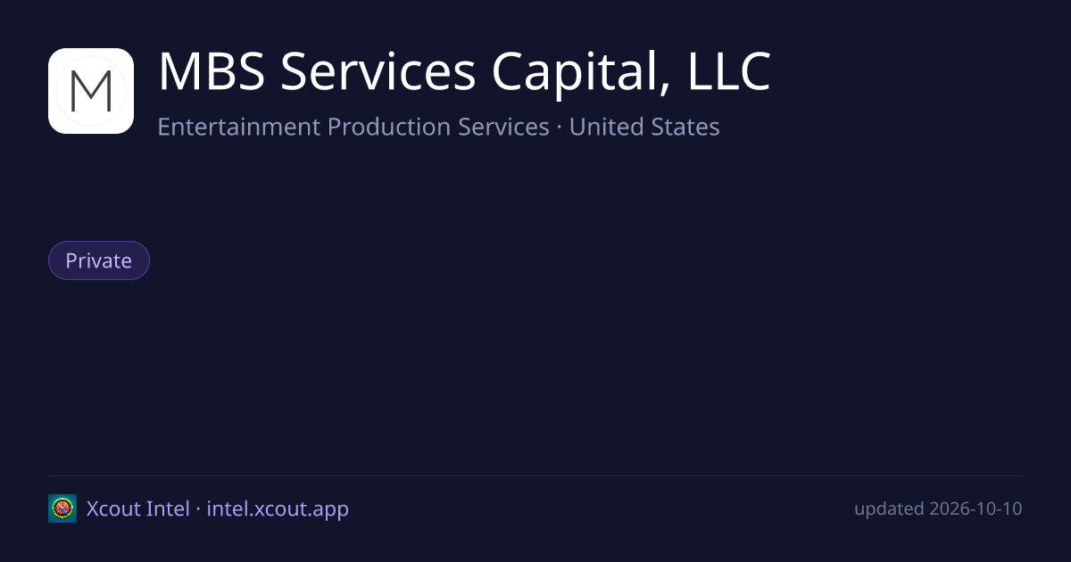 MBS Services Capital, LLC — share card preview