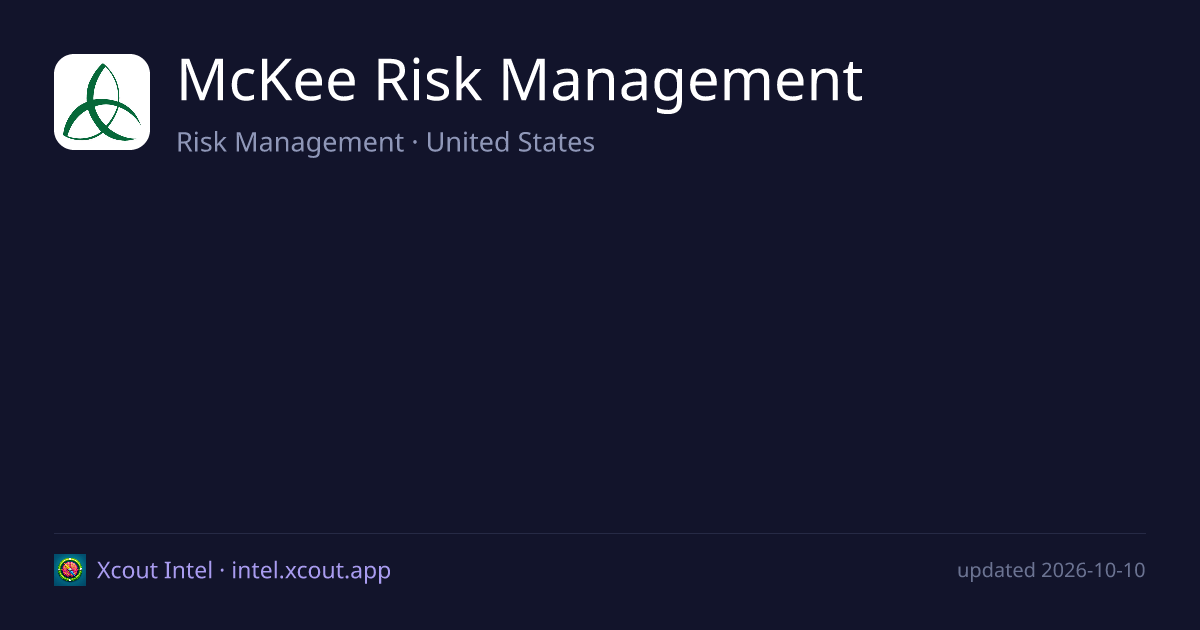 McKee Risk Management — share card preview