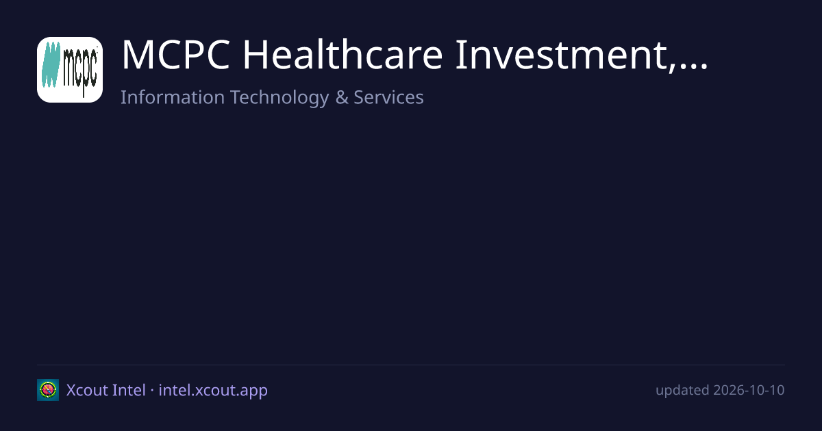 MCPC Healthcare Investment, LLC — share card preview