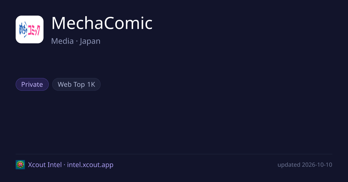 MechaComic — share card preview