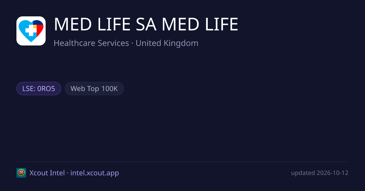 MED LIFE SA MED LIFE — share card preview
