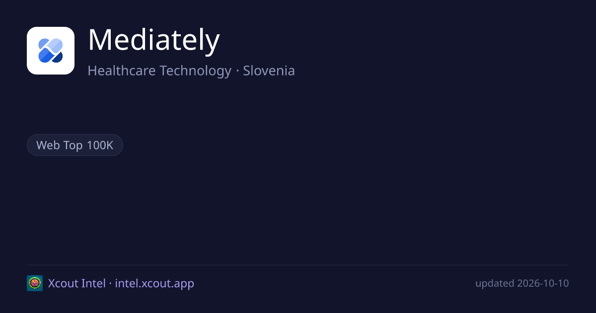 Mediately — share card preview