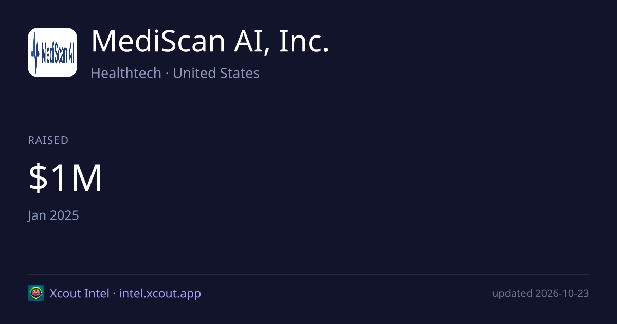 MediScan AI, Inc. — share card preview