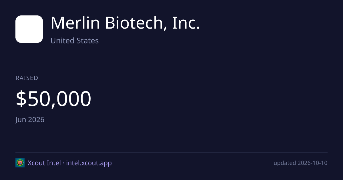 Merlin Biotech, Inc. — share card preview