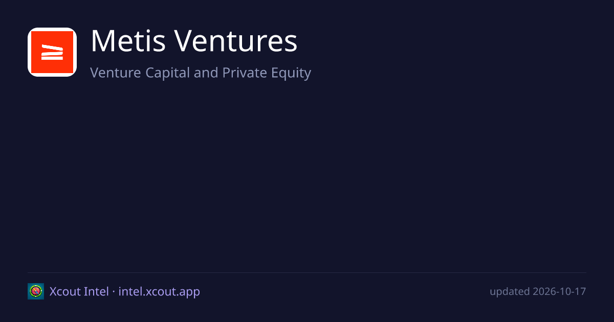 Metis Ventures — share card preview