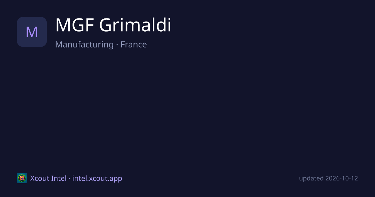 MGF Grimaldi — share card preview