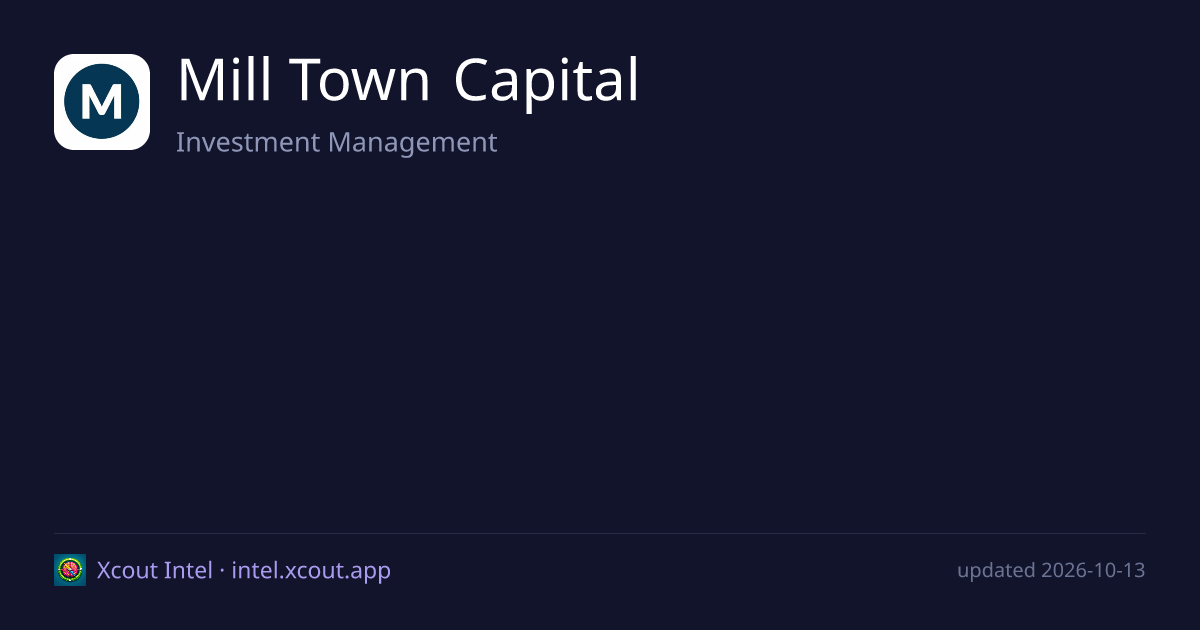 Mill Town Capital — share card preview
