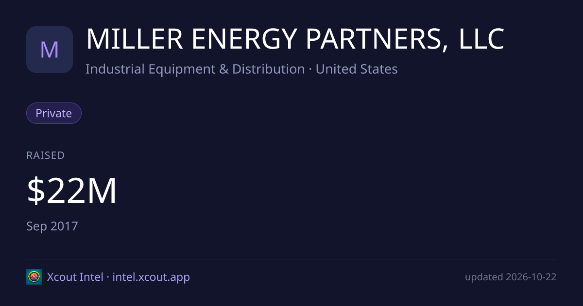 MILLER ENERGY PARTNERS, LLC — share card preview