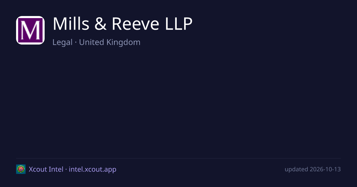 Mills & Reeve LLP — share card preview