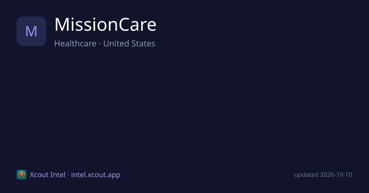 MissionCare — share card preview