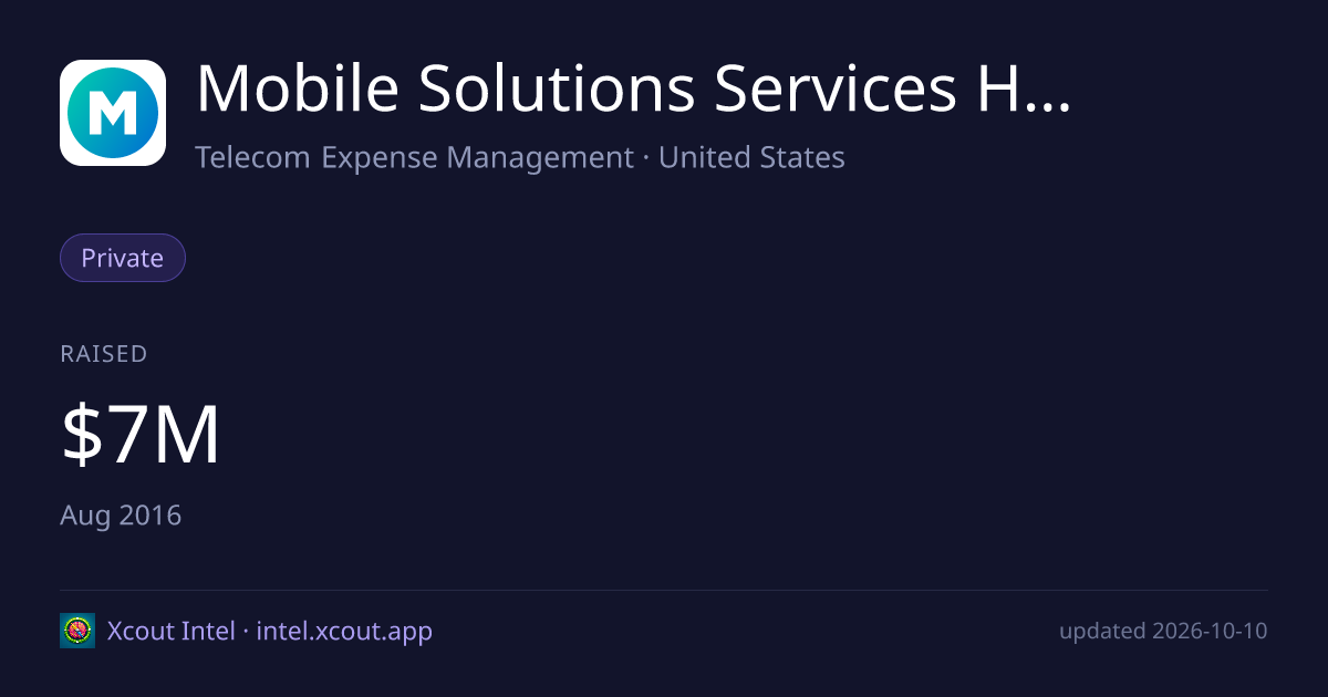 Mobile Solutions Services Holdings LLC — share card preview