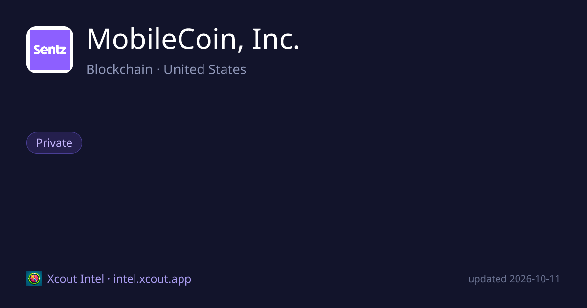 MobileCoin, Inc. — share card preview