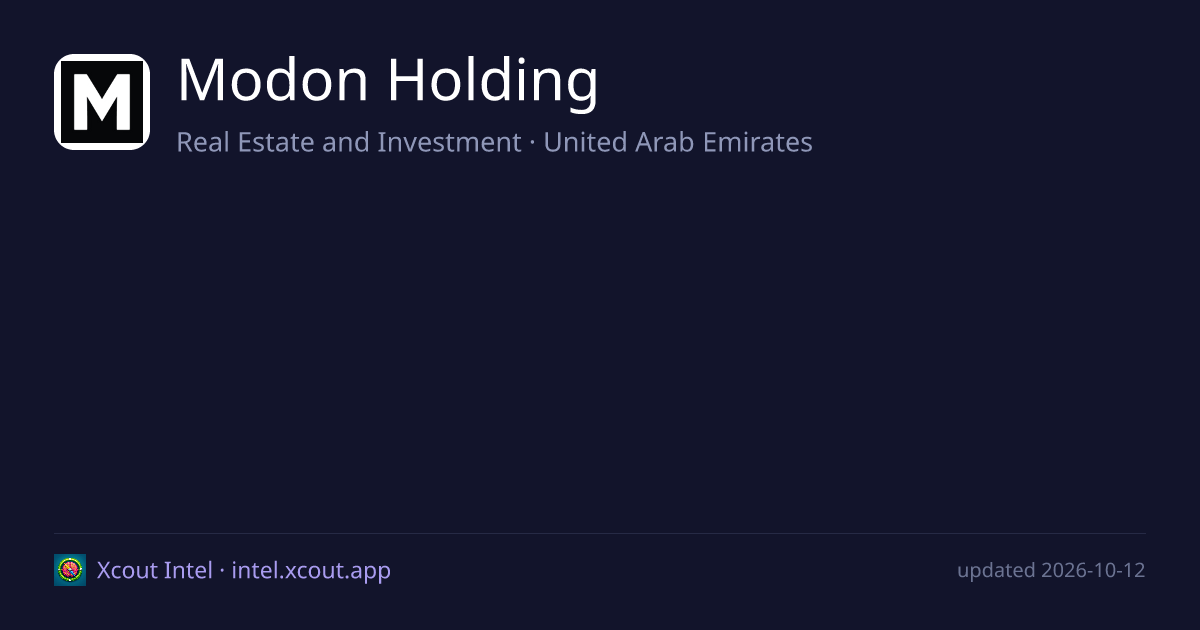 Modon Holding — share card preview