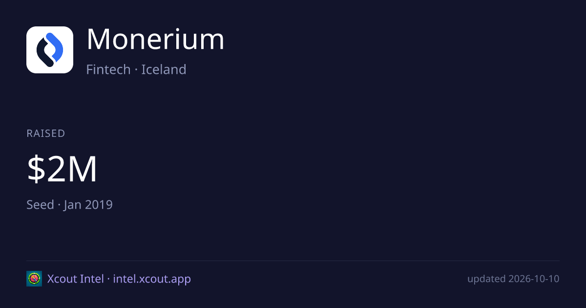 Monerium — share card preview