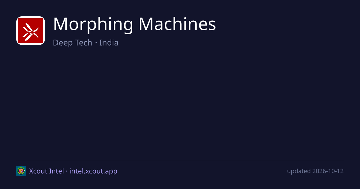 Morphing Machines — share card preview