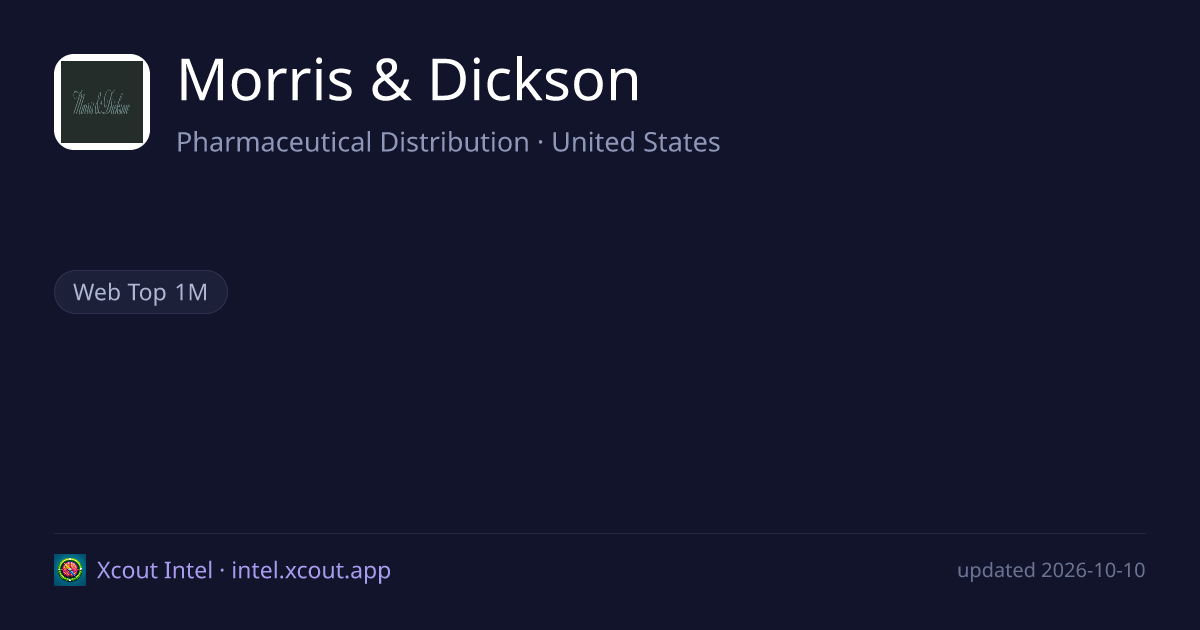 Morris & Dickson — share card preview