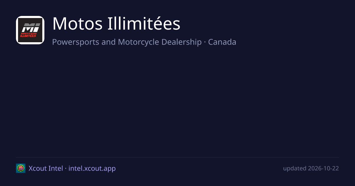 Motos Illimitées — share card preview