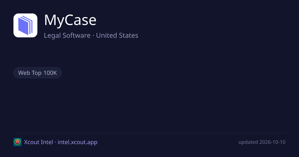 MyCase — share card preview