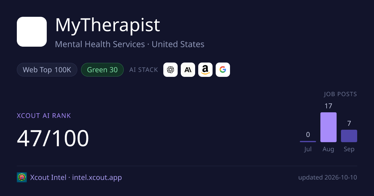 MyTherapist — share card preview