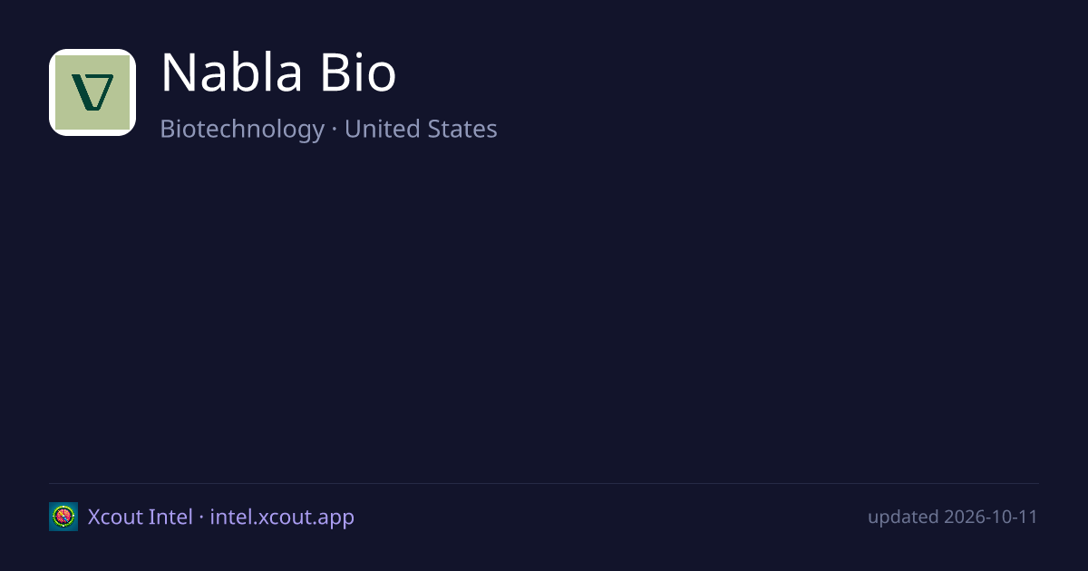Nabla Bio — share card preview