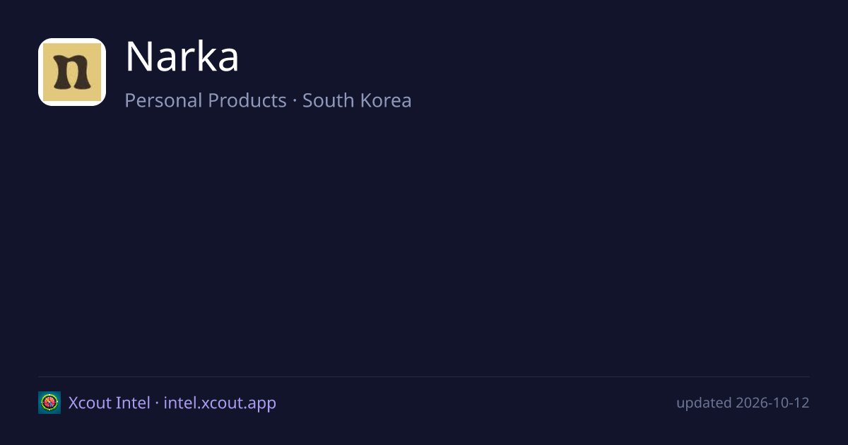 Narka — share card preview
