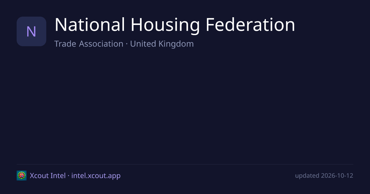 National Housing Federation — share card preview