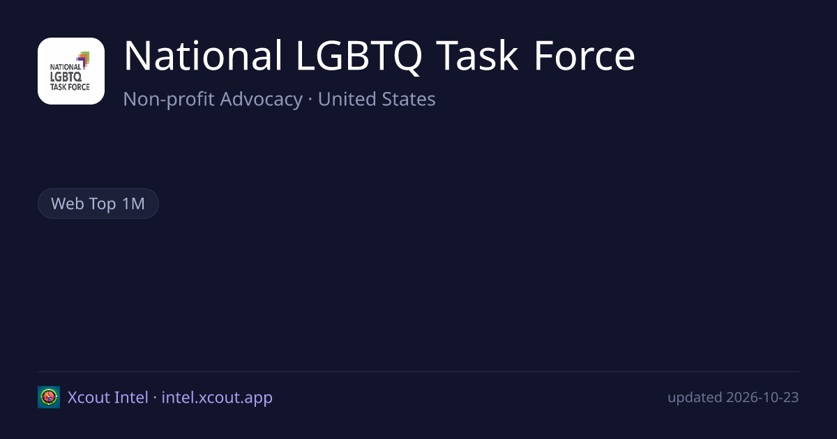 National LGBTQ Task Force — share card preview