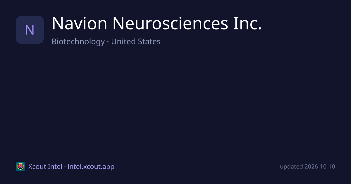 Navion Neurosciences Inc. — share card preview