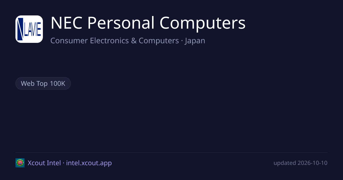 NEC Personal Computers — share card preview