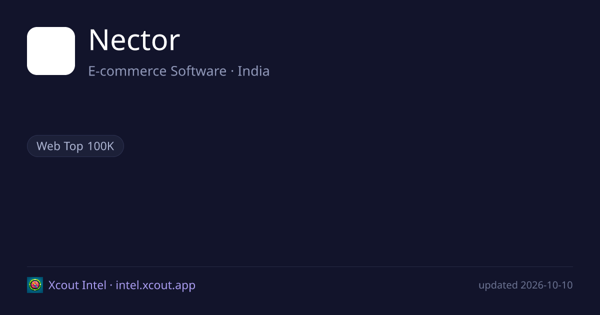 Nector — share card preview