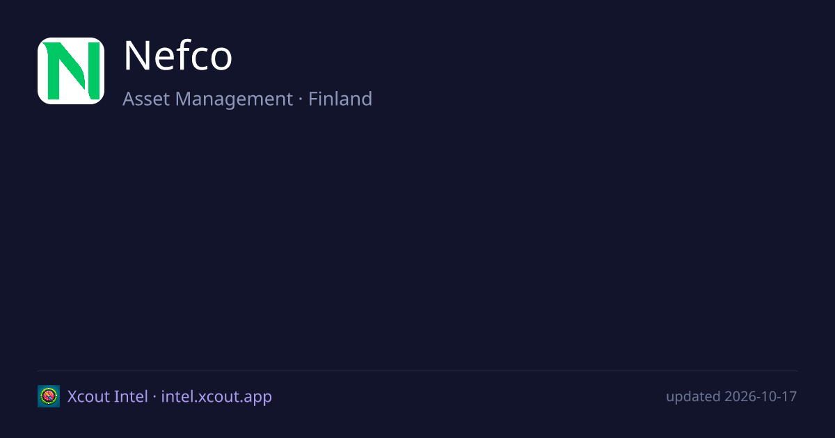 Nefco — share card preview