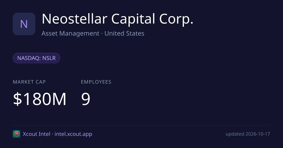 Neostellar Capital Corp. — share card preview