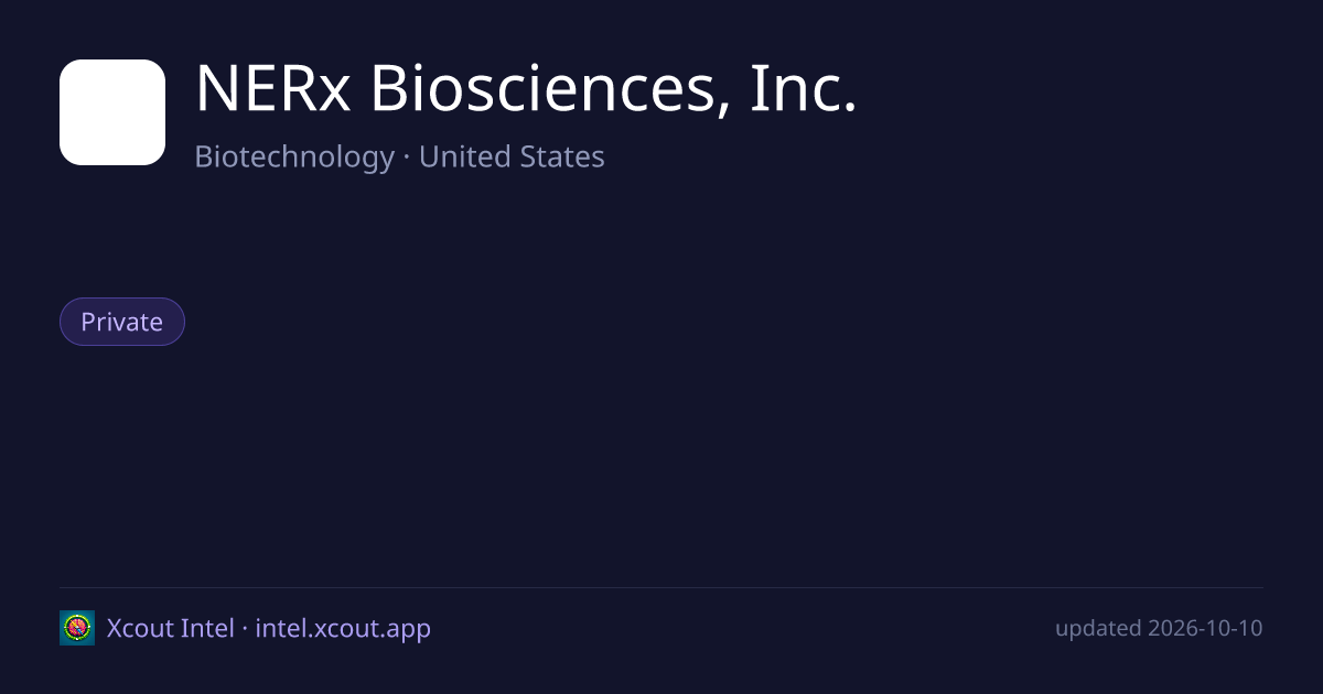 NERx Biosciences, Inc. — share card preview