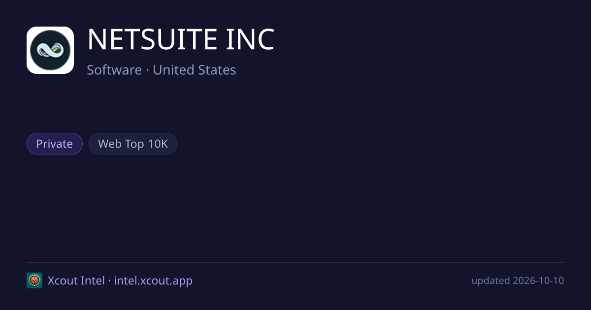 NETSUITE INC — share card preview