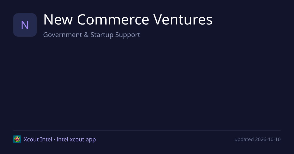 New Commerce Ventures — share card preview