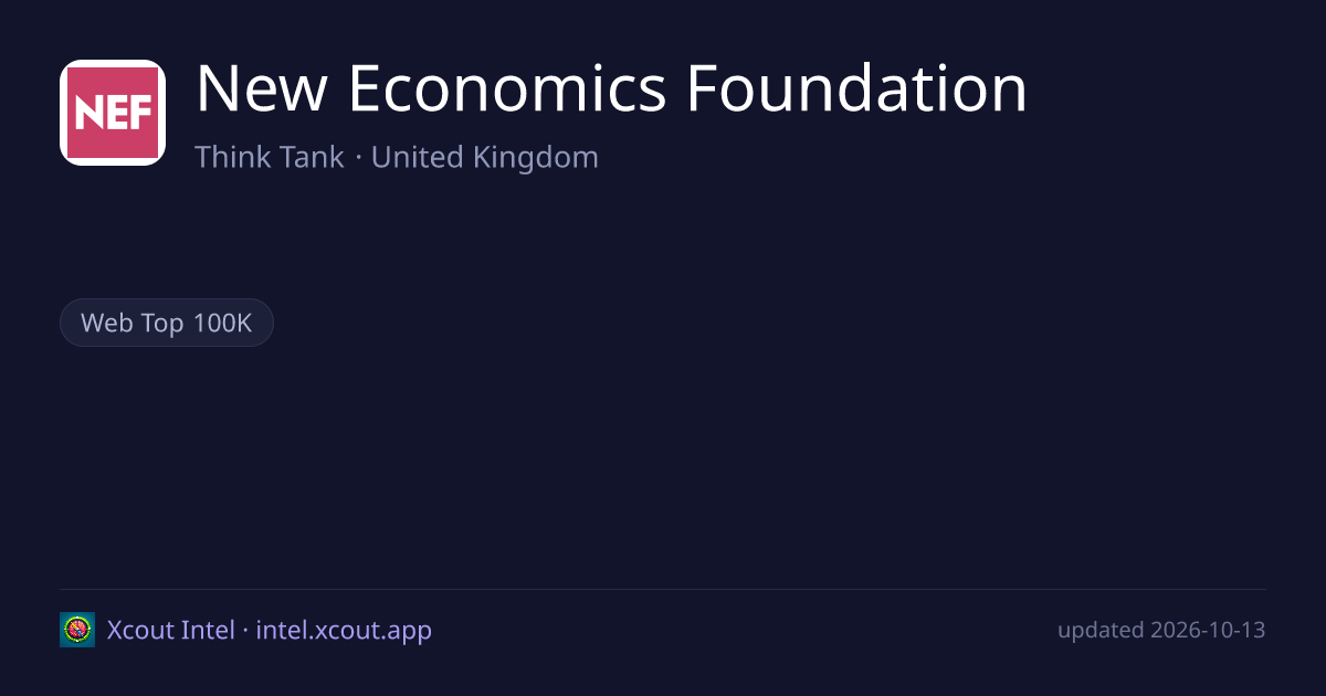 New Economics Foundation — share card preview