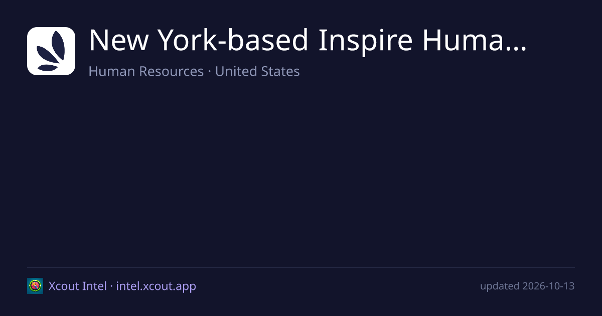 New York-based Inspire Human Resources — share card preview