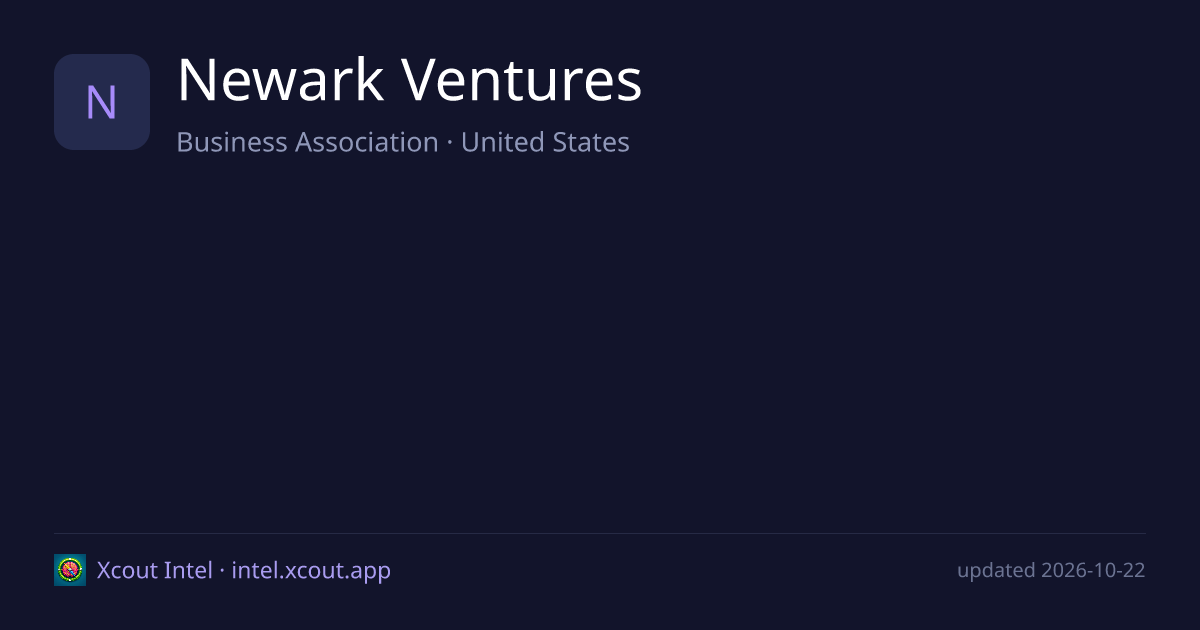 Newark Ventures — share card preview