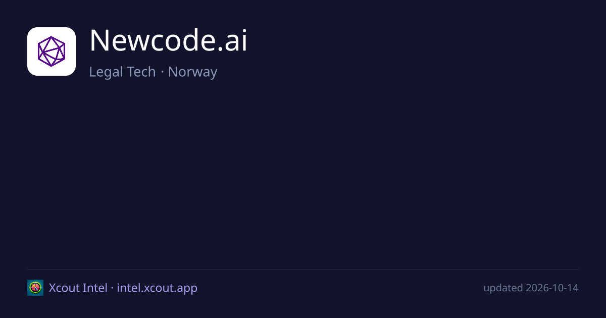 Newcode.ai — share card preview