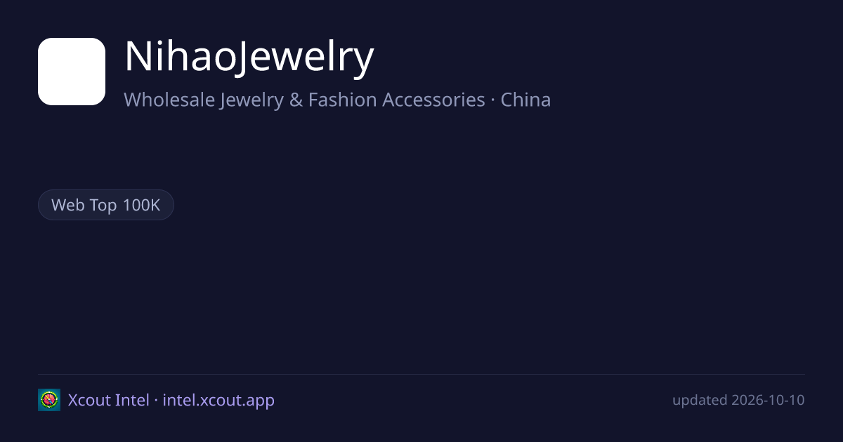 NihaoJewelry — share card preview