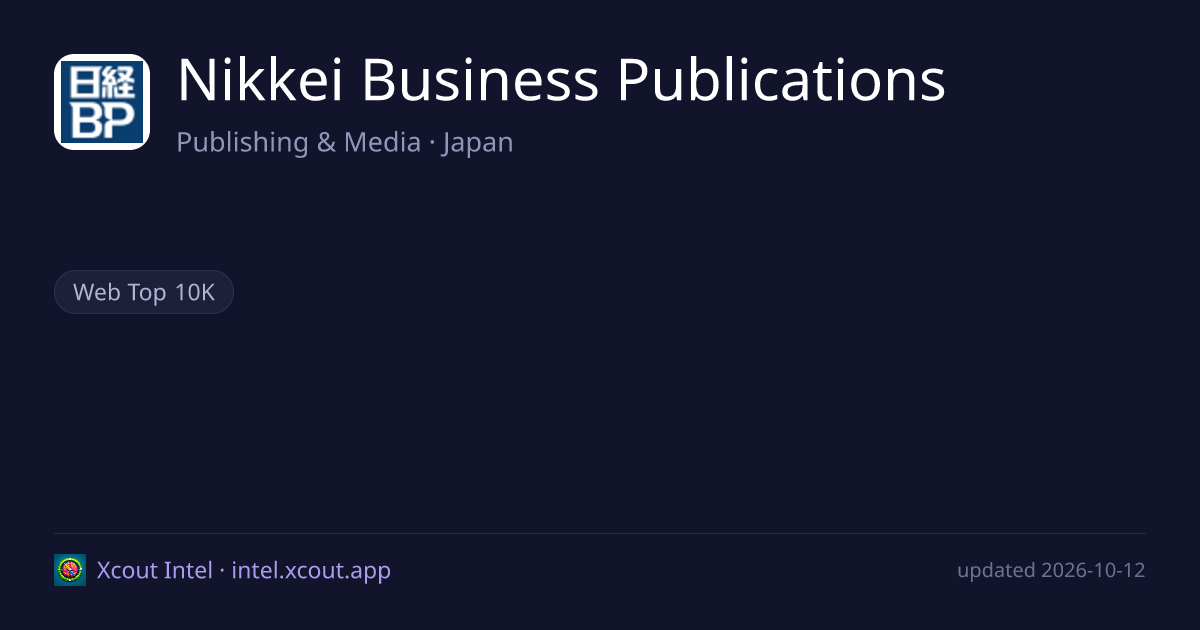 Nikkei Business Publications — share card preview