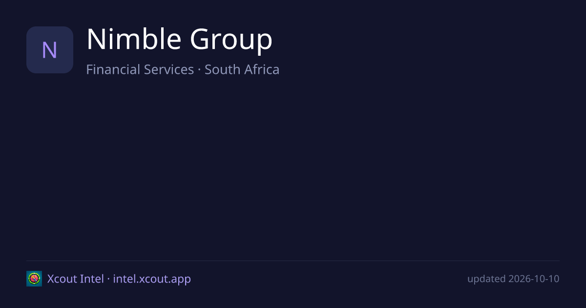 Nimble Group — share card preview